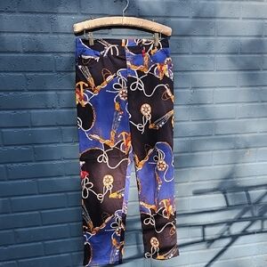 Raulph Lauren Nautical Print Blue and Navy Blue Size 8  Pants